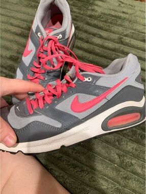 Nike gray and pink sneakers